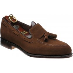 Loake Russell tasselled loafers in Polo Suede