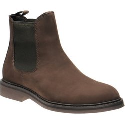 Loake Ducksworth rubber-soled Chelsea boots in Brown Oiled Nubuck