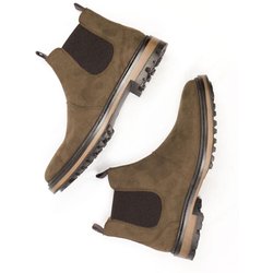 Will's Vegan Store Damen vegan Chelsea Boots Continental Dunkelbraun