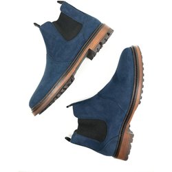 Will's Vegan Store Damen vegan Chelsea Boots Continental Dunkelblau