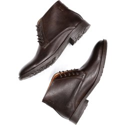 Will's Vegan Store Herren vegan Stiefel Chukka Dunkelbraun