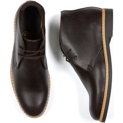 Will's Vegan Store Herren vegan Desert Boots Signature Dunkelbraun