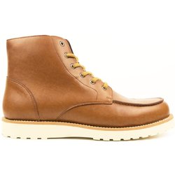 Will's Vegan Store Herren vegan Stiefel Low Rig Braun