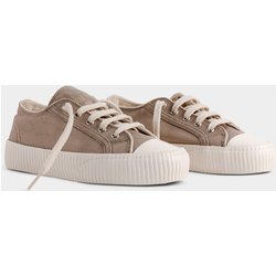 Bamburista Damen vegan Sneaker Ladybug Low Grau