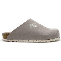 thies Damen vegan Pantoletten Vollgrau