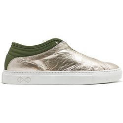 nat-2 Herren vegan Sneaker Sleek Low Mnml Tyvek ® Gold Papier