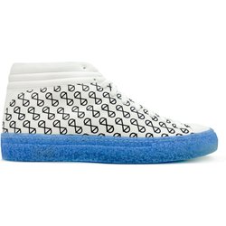 nat-2 Damen vegan Sneaker Sleek Post Cov Weiß & Blau