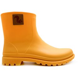 thies Damen vegan Regenstiefel 100% Wasserdicht Biologisch Abbaubar Orange