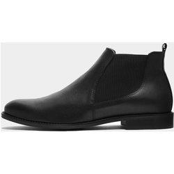 BOHEMA Herren vegan Dean Chelsea Boots Schwarz