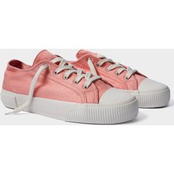 Bamburista Damen vegan Niedrig Sneaker Damen Marienkäfer Flamingo Rose