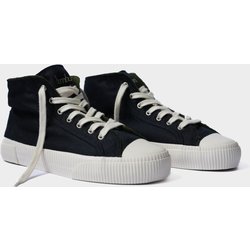 Bamburista Damen vegan Hoch Sneaker Damen Marienkäfer Corvino Nacht Schwarz