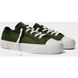 Bamburista Damen vegan Niedrig Sneaker Damen Marienkäfer Paradiso Moosgrün