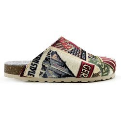 thies Damen vegan Clog Eco World Travel Grau