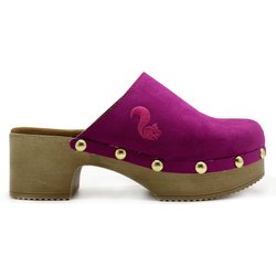 thies Damen vegan Clog Rec Soft Orchid Pink