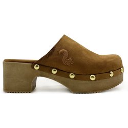 thies Damen vegan Clog Rec Soft Tobacco Braun