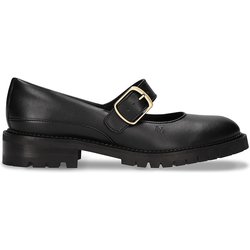 NAE Damen vegan Slipper Emisa Veganes Öko-Leder Schwarz
