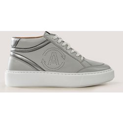 AGAZI Damen vegan Sneaker Veganes Öko-Leder Blanka Grau