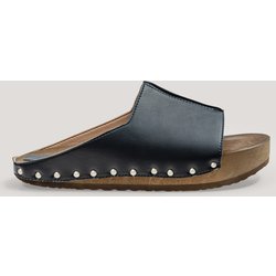 AGAZI Damen vegan Clogs Pilate Babe! Schwarz