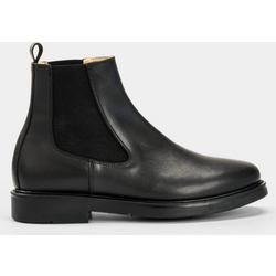 Solari Milano Herren vegan Chelsea Boots Herren Schwarz