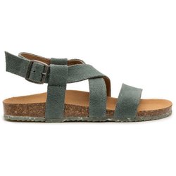Zouri Damen vegan Sandalen Sand Erde Grün