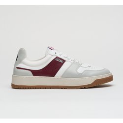 MEEKO Herren vegan Sneaker Kiboko Weinrot