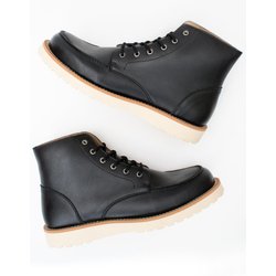 Will's Vegan Store Herren vegan Stiefel Low Rig Schwarz