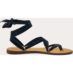 Rarámuri unisex vegan Sandalen Cancun Kinder Schwarz