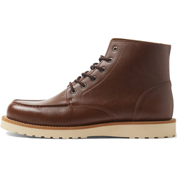 Will's Vegan Store Herren vegan Stiefel Low Rig Kastanie