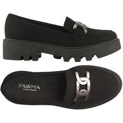 FAIRMA ETHICAL DESIGN Damen vegan Mokassins Rita Bioeco Schwarz