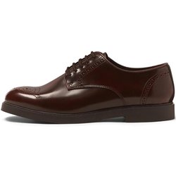 Will's Vegan Store Herren vegan Signature Brogues Cordovan Rot Glanz