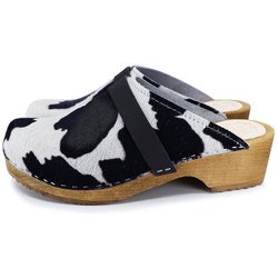 LYCKA COW - KUH schwedische Holzclogs von me&myClogs - low heel