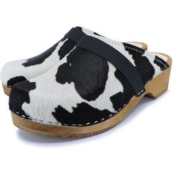 LYCKA COW - KUH schwedische Holzclogs von me&myClogs - low heel