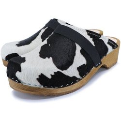LYCKA COW - KUH schwedische Holzclogs von me&myClogs - low heel