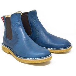 Grünbein Shoes Chelsea Boots Irma lose Einlage blau