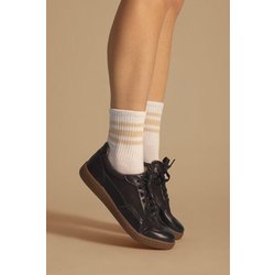 AGAZI NOMAD MOON – schwarze Turnschuhe aus Weizenkornleder und Leinen