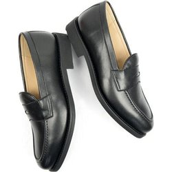 Will's Vegan Shop Goodyear Welt Loafer Schwarz Herren
