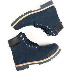 Will's Vegan Shop Dock-Boots Veganes Wildleder Damen