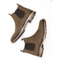 Will's Vegan Shop Continental Chelsea-Stiefel Veganes Wildleder Damen
