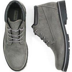 Will's Vegan Shop Niedrig Dock-Stiefel Veganes Wildleder Herren