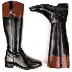 Will's Vegan Shop Reitstiefel Schwarz Damen