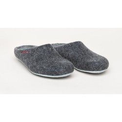 Magicfelt Filz-Hausschuh AP 701 aus 100% Merino-Wolle | Pantoffeln für Damen & Herren mit hochwertiger Ledersohle - Made in Tirol