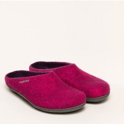 Magicfelt Filz-Hausschuh 736 aus 100% Merino-Wolle | Pantoffel für Damen & Herren mit hochwertiger Gummi-Sohle - Made in Tirol