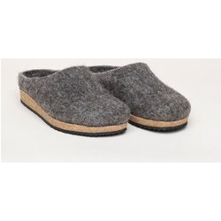 Stegmann Filzclog 108 Natur aus 100% seltenen Wollen - Hausschuhe für Damen & Herren - Pantoffeln mit Kork Sohle