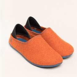 Gottstein Filzhausschuh Wool Slip-On aus 100% Schurwolle - für Damen & Herren - Rutschfeste Gummisohle