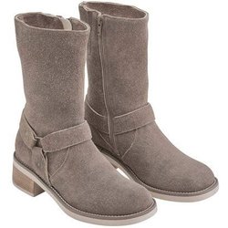 hessnatur Biker Boots aus chromfrei gegerbtem Velours-Leder