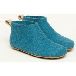 Magicfelt 743 Hüttenschuhe aus 100% Merino-Wolle - Hausschuh für Damen & Herren - Made in Tirol - Hochwertige & robuste Ledersohle