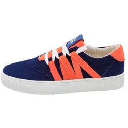 VAER LIMITIERT / Nachhaltiger Sneaker: Recycled / Upcycled / Zirkulär / Vegan - Blue Orange Phoenix