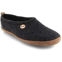 WoolFit Homeoffice Hausschuhe 'Highland' aus 100% Wolle mit vegetabiler Ledersohle