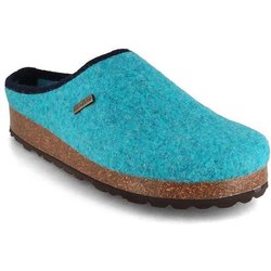 Tuffeln Vegane Hausschuhe im Tiroler Clogs Design - Unisex Filzpantoffeln mit Korkfußbett