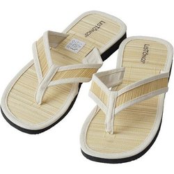 Les Tôngs Juncus-V Natur - Offene & vegane Zimtsandalen mit Zimtsohle Flip Flops
